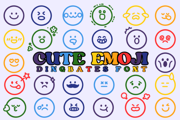 Cute Emoji Font - Featured Image