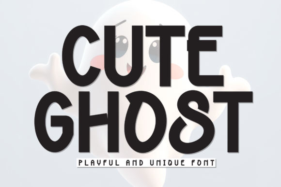 Cute Ghost Font - Featured Image