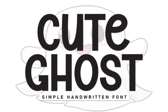 Cute Ghost Font - Featured Image