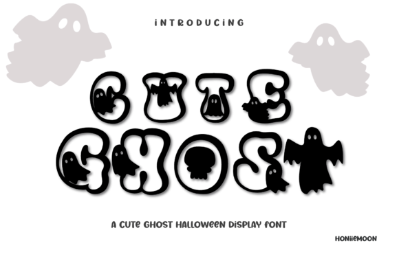Cute Ghost Font - Featured Image