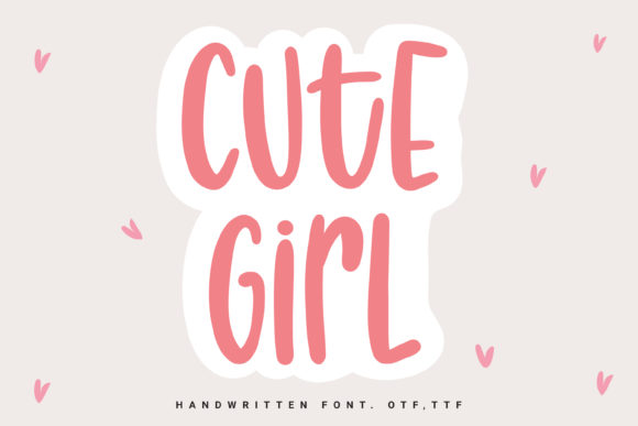 Cute Girl Font - Featured Image