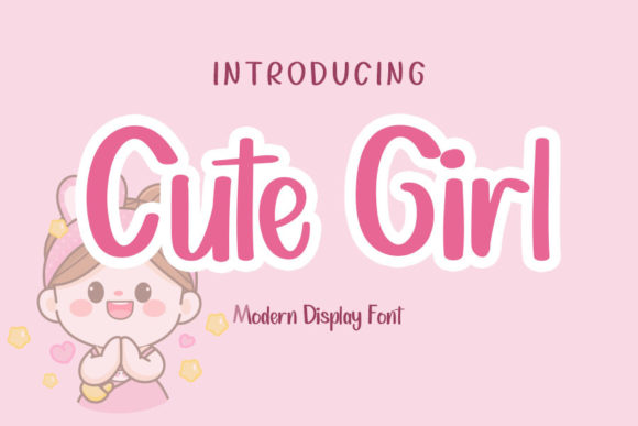 Cute Girl Font - Featured Image