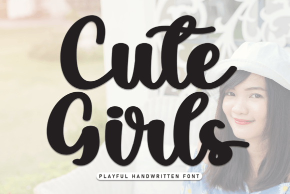 Cute Girls Font - Featured Image