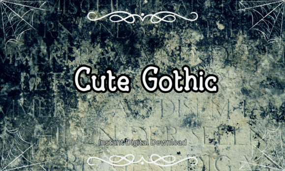 Cute Gothic Font - Featured Image