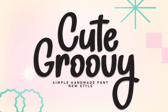 Cute Groovy Font - Featured Image