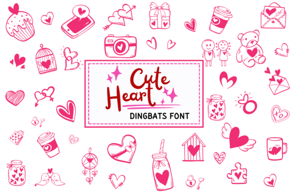 Cute Heart Font - Featured Image