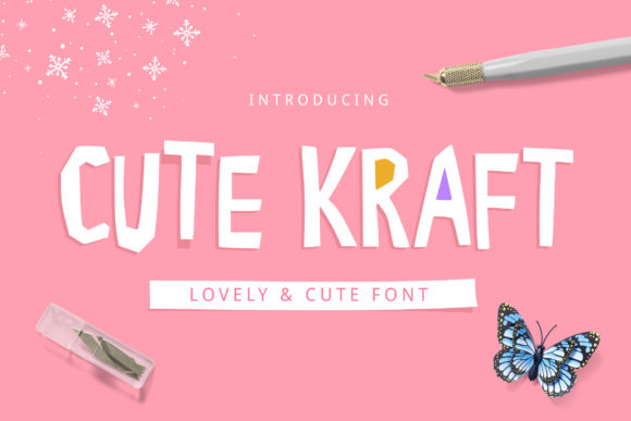 Cute Kraft Font - Featured Image