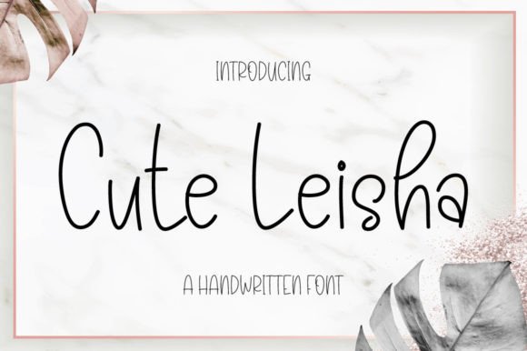 Cute Leisha Font - Featured Image