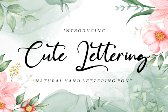 Cute Lettering Font - Featured Image