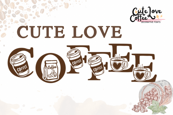 Cute Love Coffee Font - Featured Image
