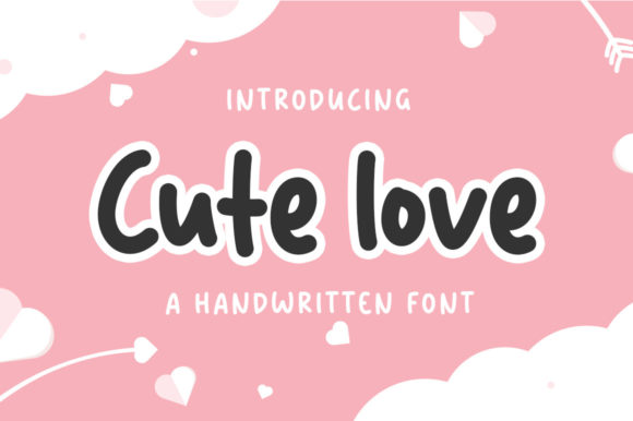 Cute Love Font - Featured Image