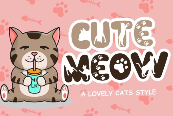 Cute Meow Font - Featured Image