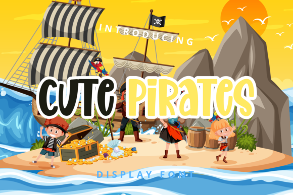 Cute Pirates Font - Featured Image