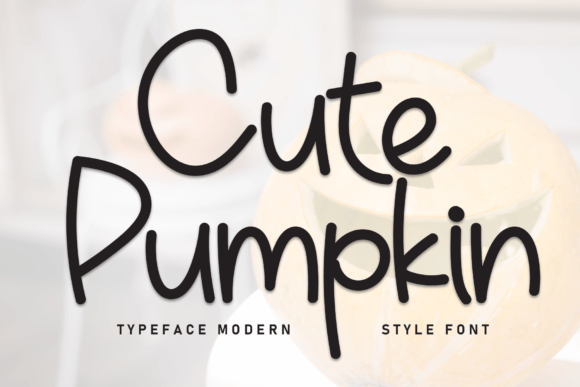 Cute Pumpkin Font - Featured Image