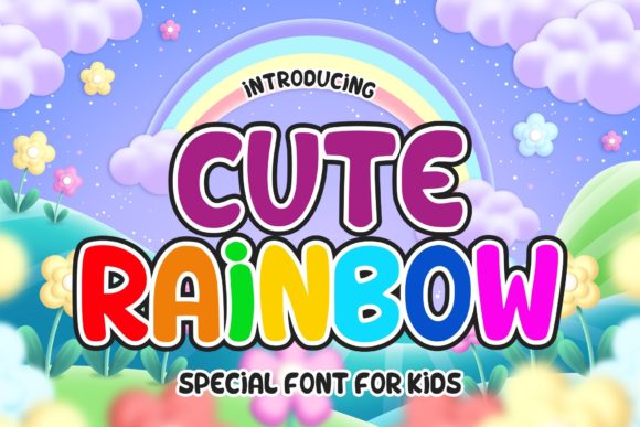 Cute Rainbow Font - Featured Image
