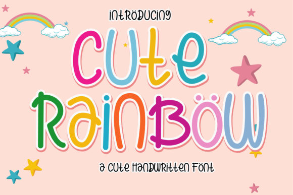 Cute Rainbow Font - Featured Image