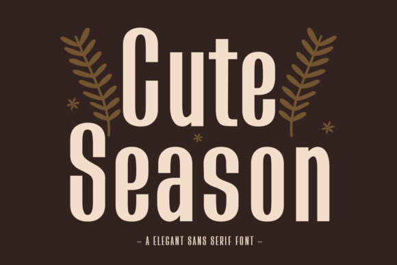 Cute Season Font - Featured Image