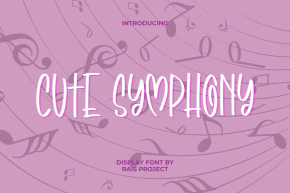 Cute Symphony Font - Featured Image