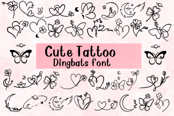 Cute Tattoo Font - Featured Image