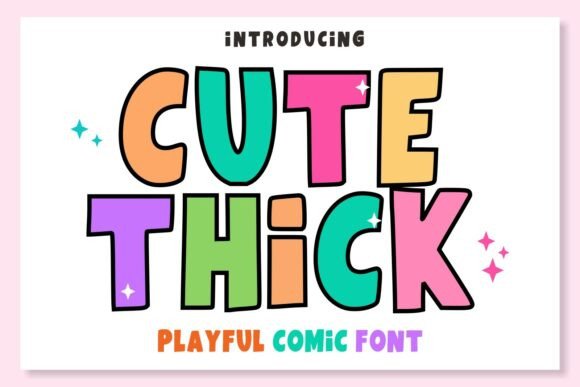 Cute Thick Font - Featured Image