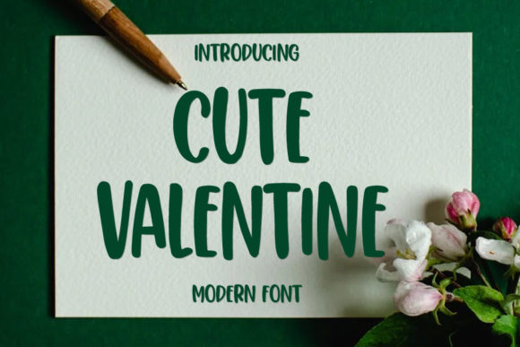 Cute Valentine Font - Featured Image