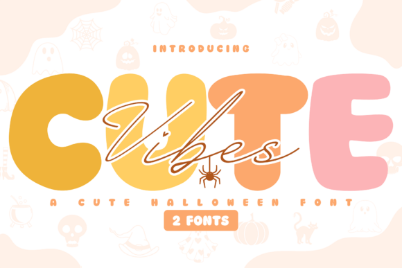 Cute Vibes Font - Featured Image