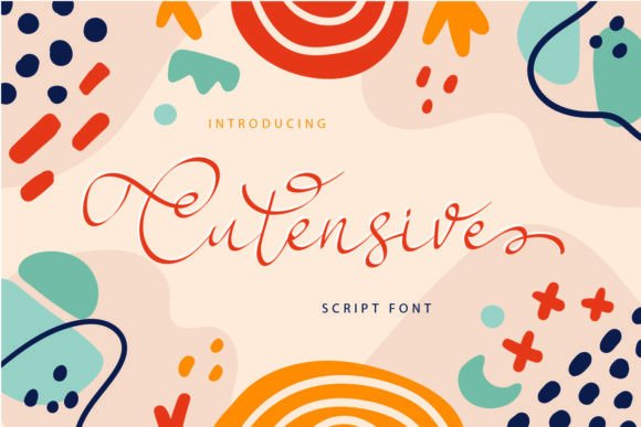 Cutensive Font - Featured Image