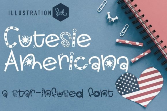 Cutesie Americana Font - Featured Image