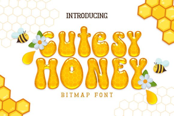 Cutesy Honey Font - Featured Image
