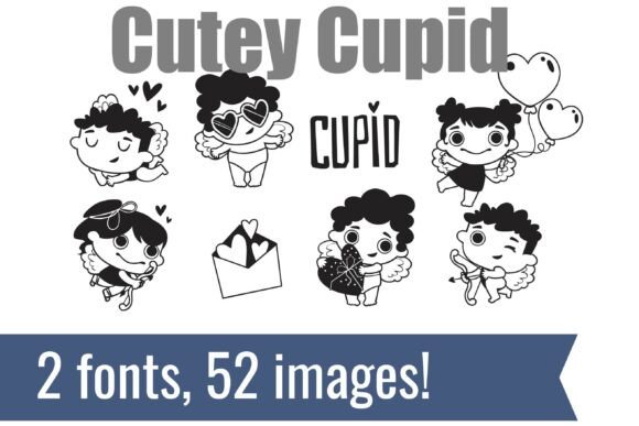 Cutey Cupid Font - Featured Image