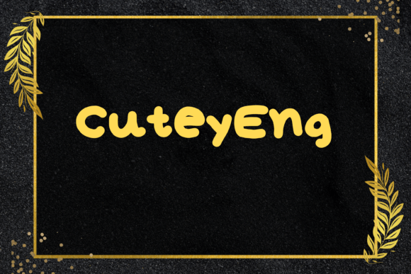 Cutey Eng Font - Featured Image