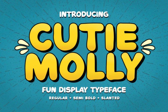 Cutie Molly Font - Featured Image