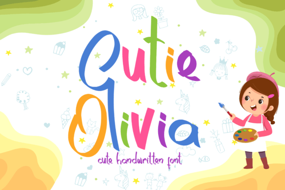 Cutie Olivia Font - Featured Image