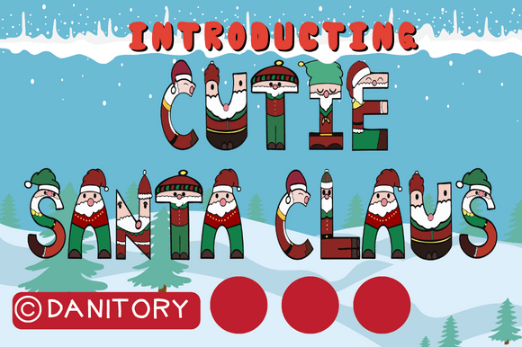Cutie Santa Claus Font - Featured Image