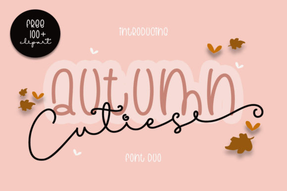 Cuties Autumn Duo Font - Featured Image