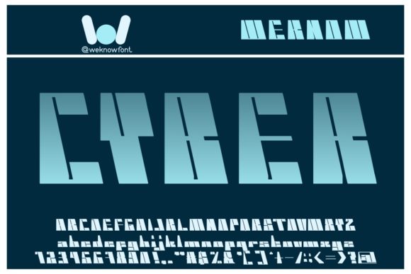 Cyber Font - Featured Image