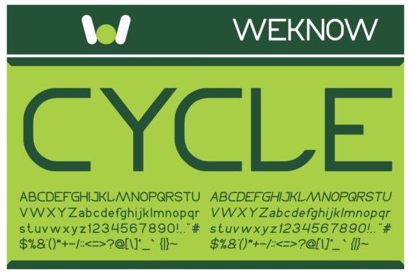 Cycle Font - Featured Image