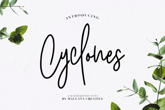 Cyclones Font - Featured Image