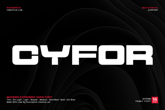 Cyfor Font - Featured Image