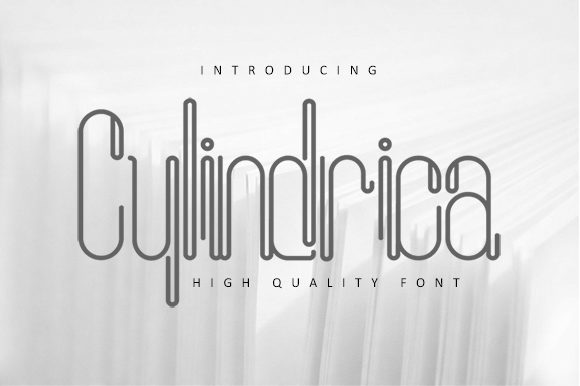 Cylindrica Font - Featured Image