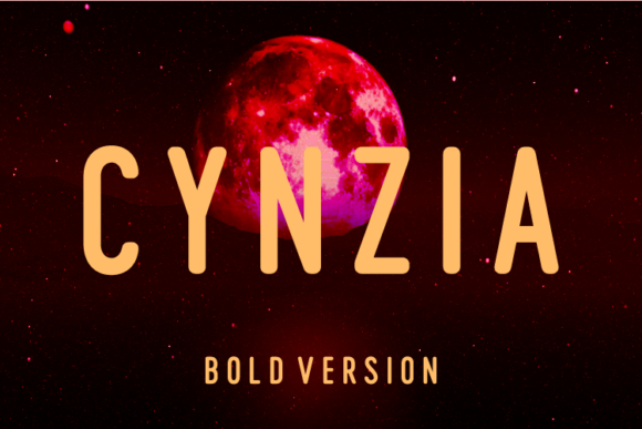 Cynzia Bold Font - Featured Image