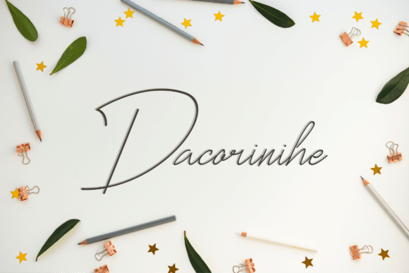 Dacorinihe Font - Featured Image