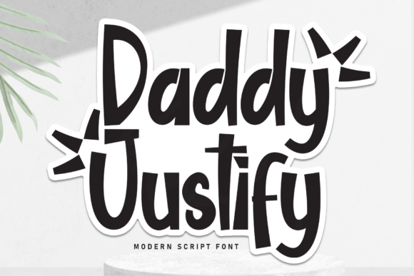 Daddy Justify Font - Featured Image