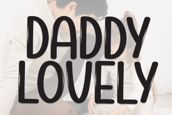 Daddy Lovely Font - Featured Image