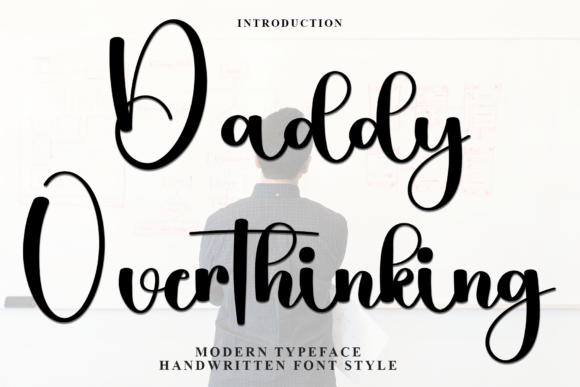 Daddy Overthinking Font - Featured Image