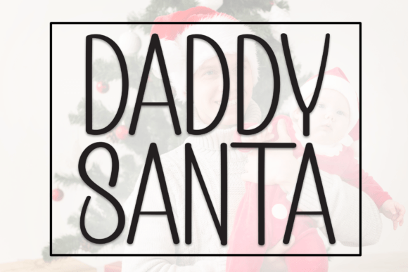 Daddy Santa Font - Featured Image