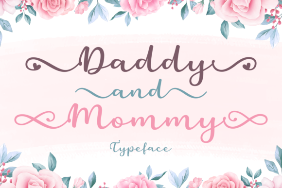 Daddy and Mommy Font - Featured Image