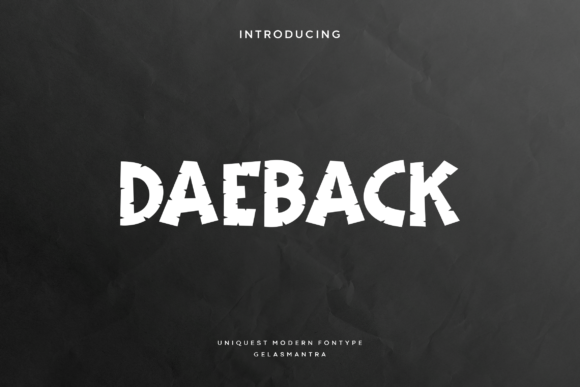 Daeback Font - Featured Image