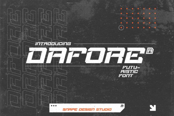 Dafore Font - Featured Image