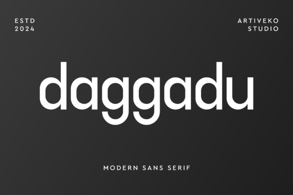 Daggadu Font - Featured Image